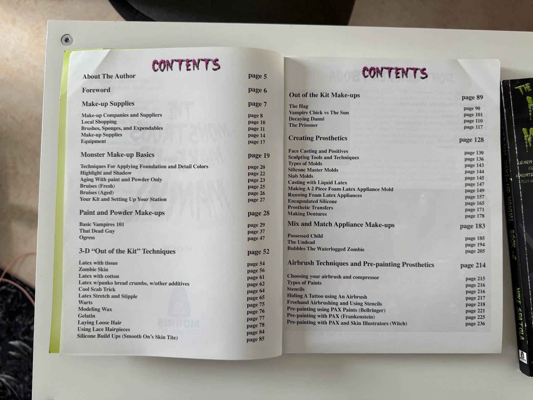 Bücher: SFX Make Up CosplayTutorial Books by Mike Spatola ENGLISH – Gebraucht aus Rheinfelden von Eldritchwitch 2