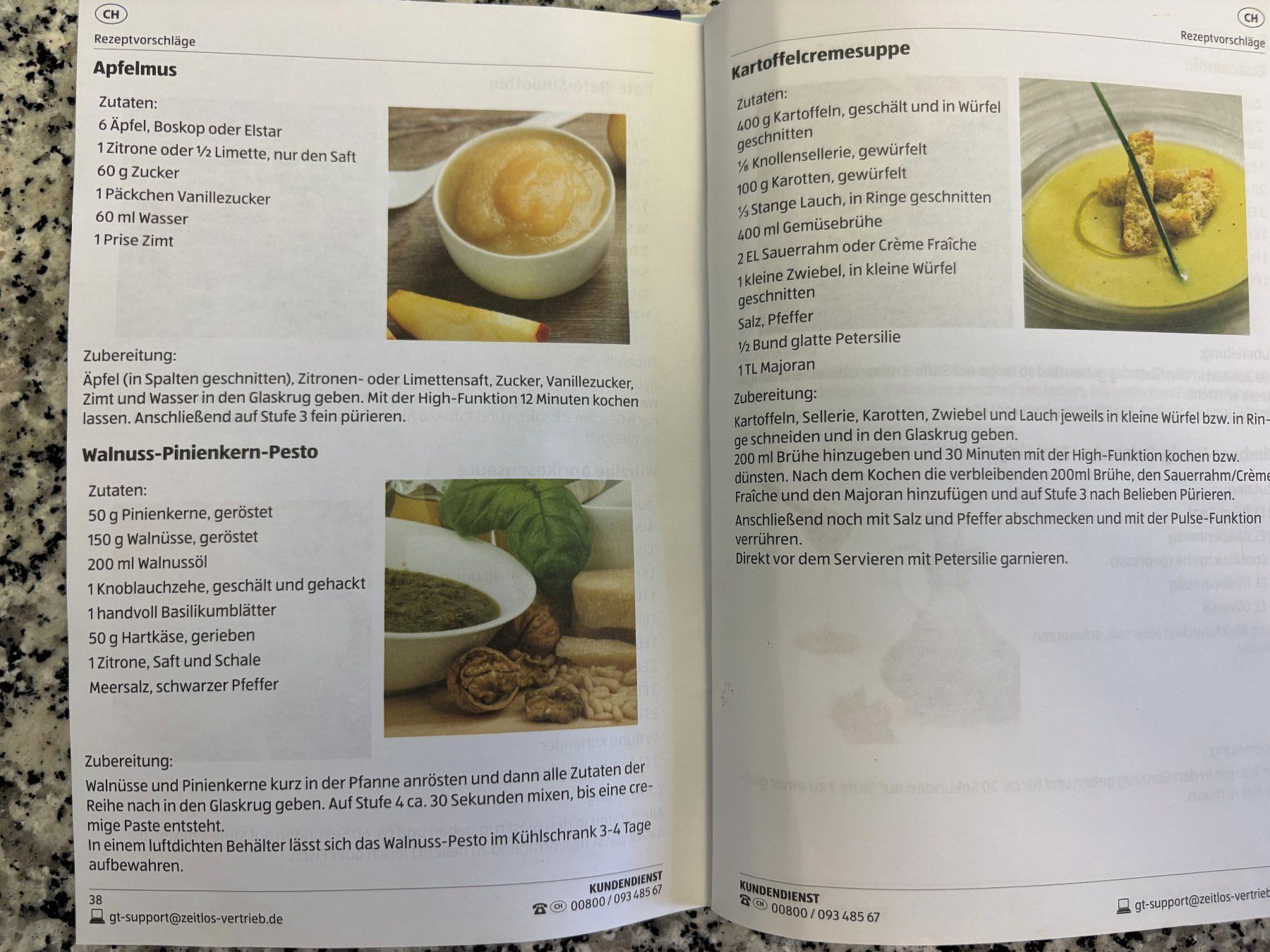Elettrodomestici da cucina: Multimixer mit Kochfunktion/ Rezeptbuch inkl. – Usato da Dübendorf venduto da nerino03 5