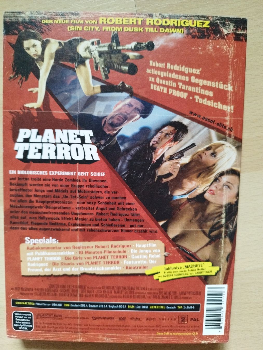 Alle DVDs: Planet Terror 2-Disc Collector's Edition DVD - Rodriguez – Gebraucht aus Rhäzüns von Badihuelsa 1