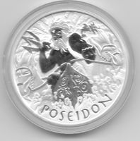 1 UNZE SILBER POSEIDON 2021 SELTEN