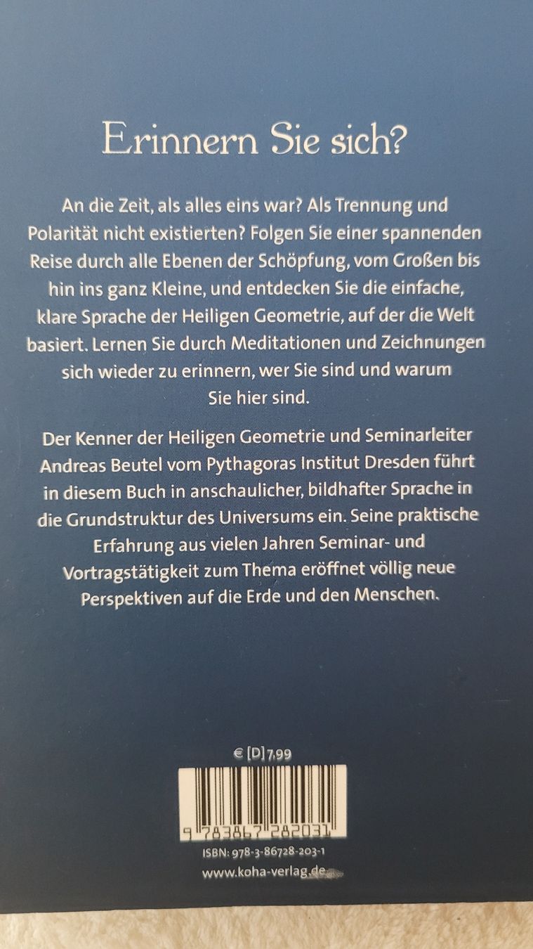 Libri: Andreas Beutel - Die Blume des Lebens in dir – Usato da Horgenberg venduto da Klatschmohnmaria 1