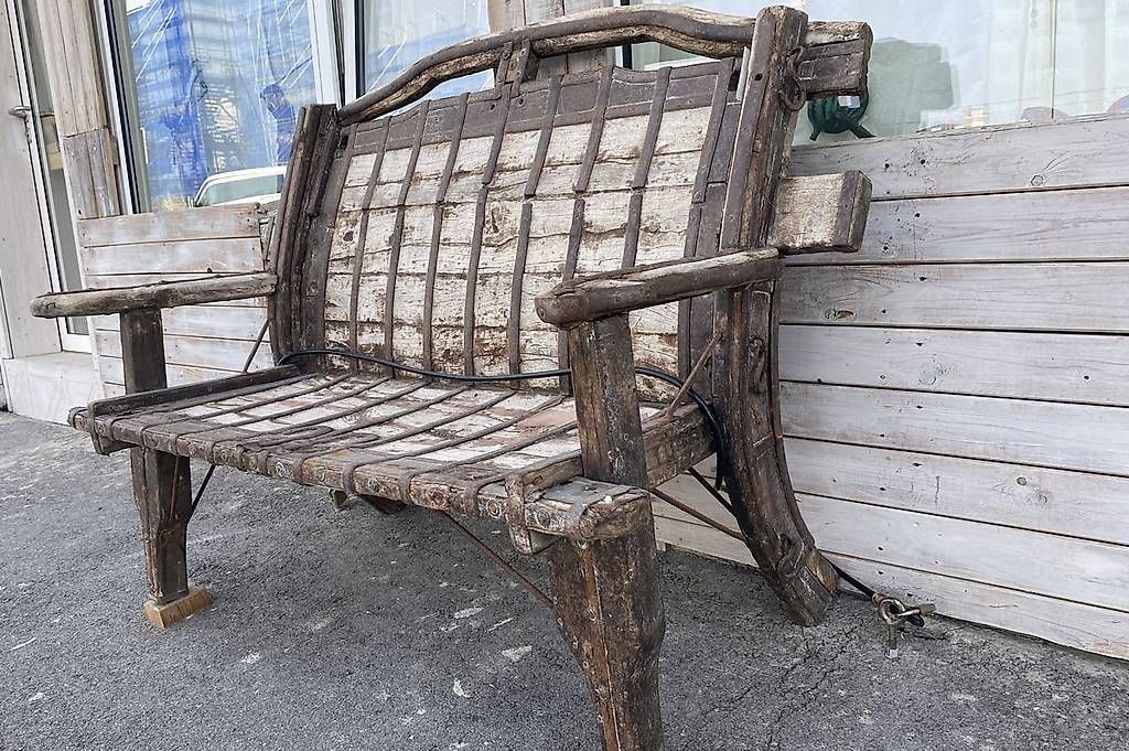 Bänke: Einmalige Teakholz Sitzbank, Unikat – Gebraucht aus Ballwil von ClassicGallery 3