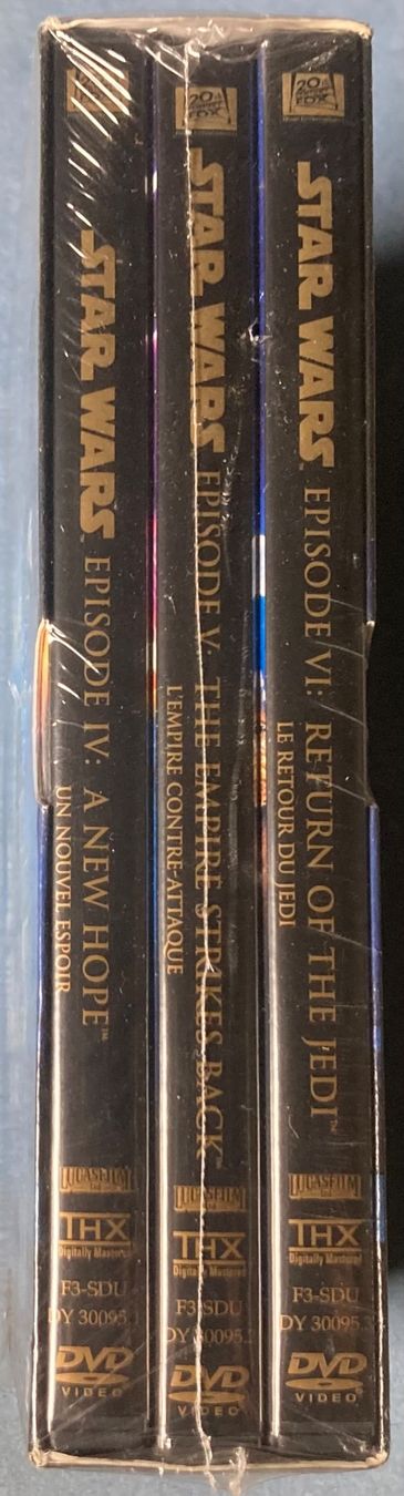 Tutti i DVDs: STAR WARS TRILOGY IV - V - VI – Nuovo e nell'imballaggio originale da Poliez-Pittet venduto da Newtown-Records 2