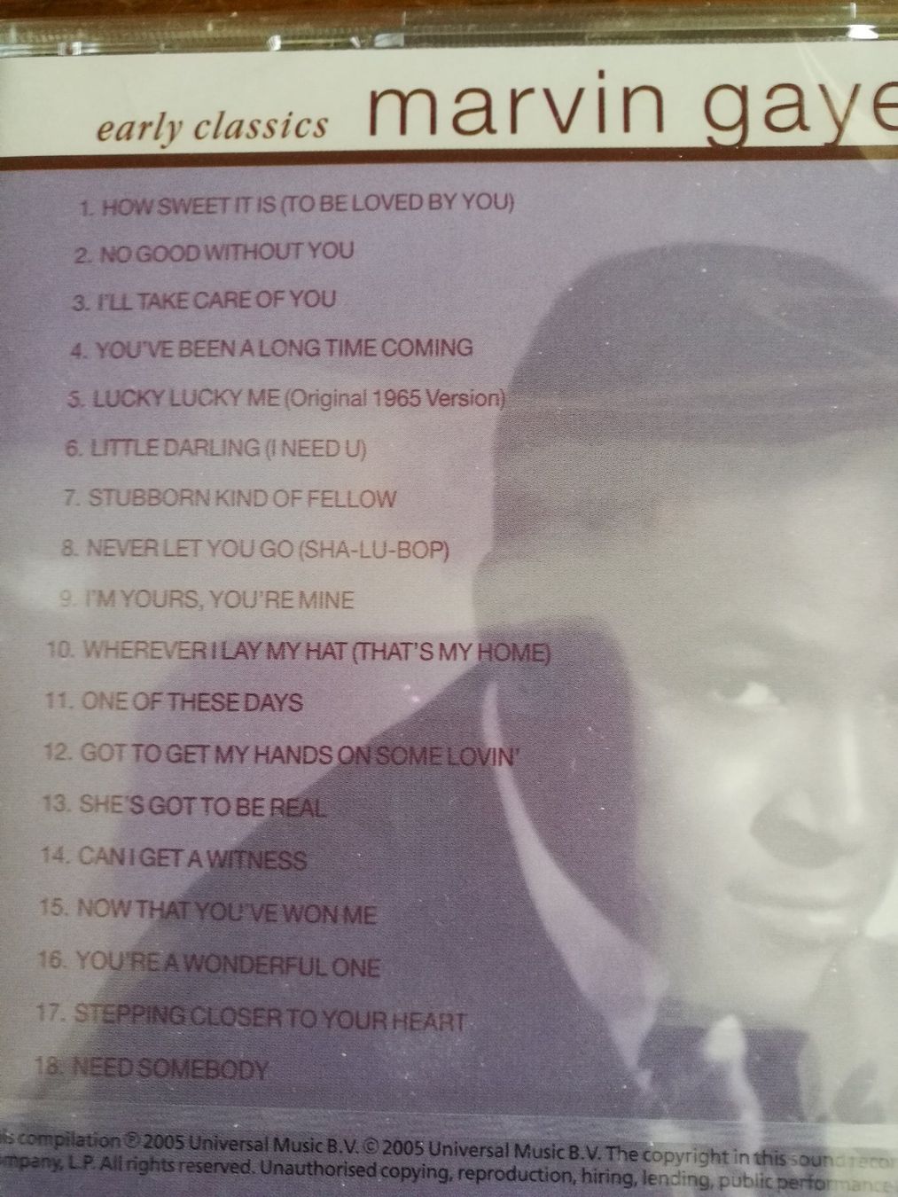 CD: Marvin Gaye early classics 1 CD – Nuovo e nell'imballaggio originale da Horn venduto da toromungo 1