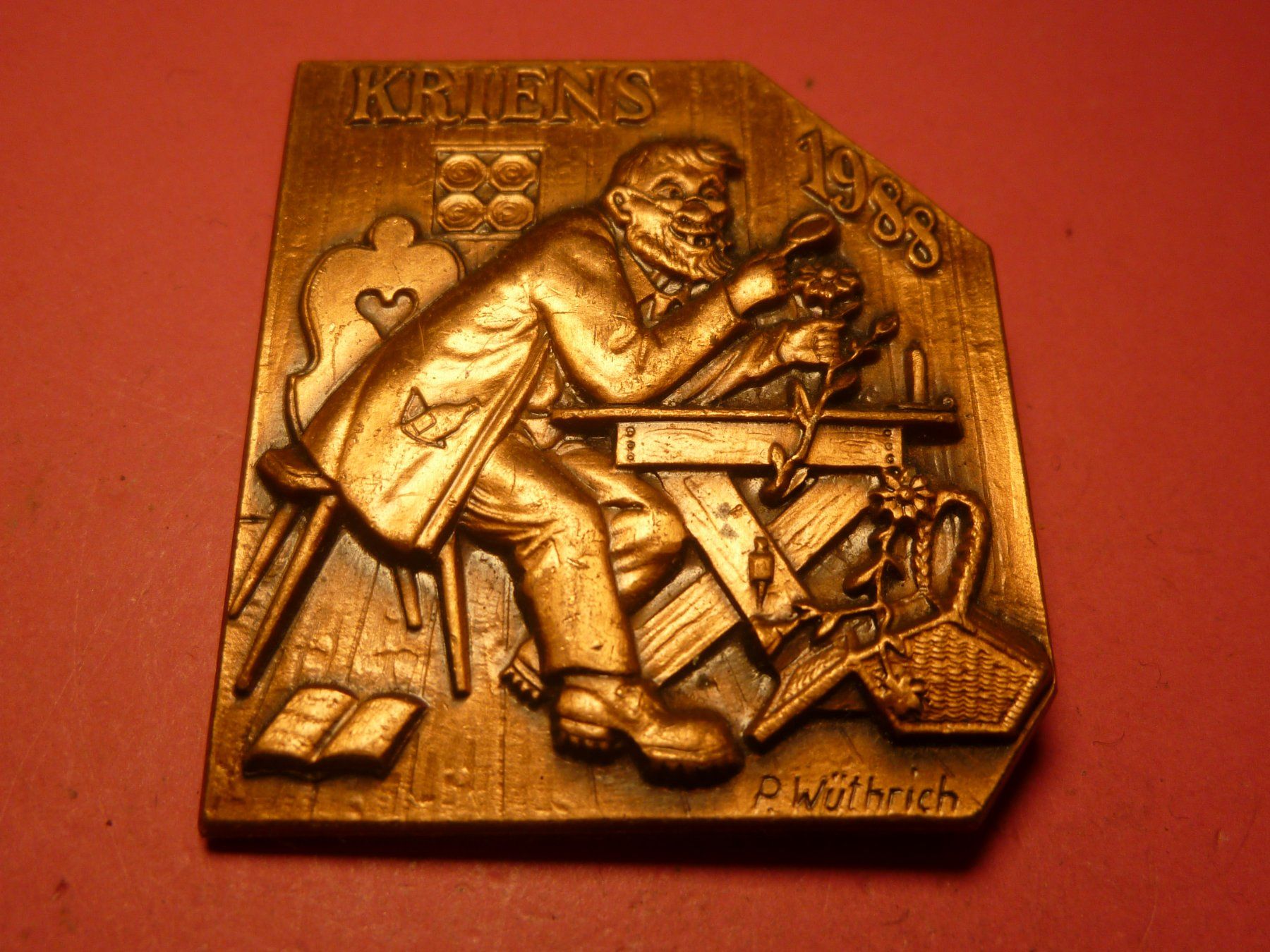Plaquettes & Badges: KRIENS 1986 BRONZE – D'occasion à Ried (Muotathal) par Mandarin02