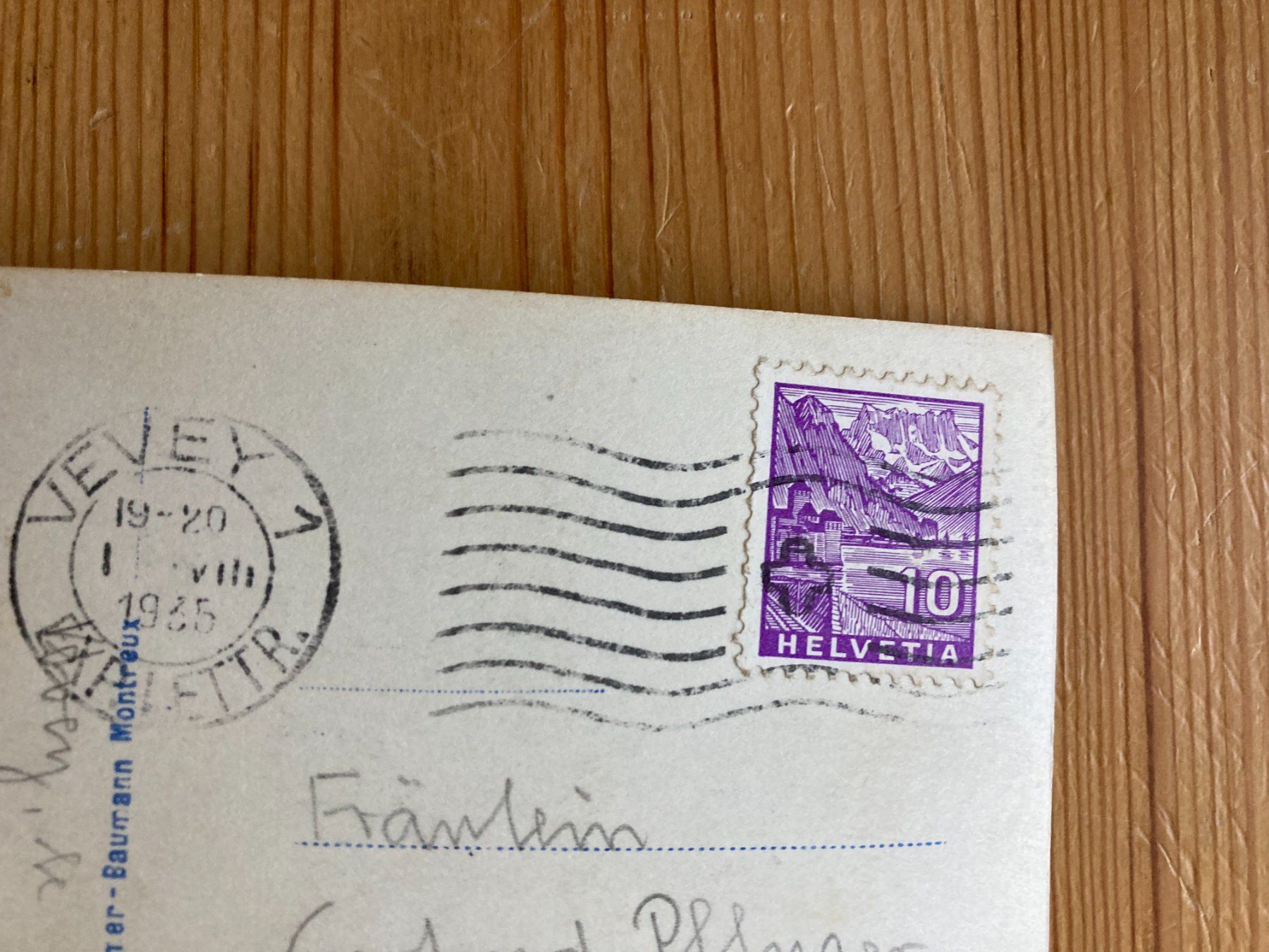 Ansichtskarten: Clarens et le Château de Châtelard - AK 1935 – Gebraucht aus Oberuzwil von Henri09 1