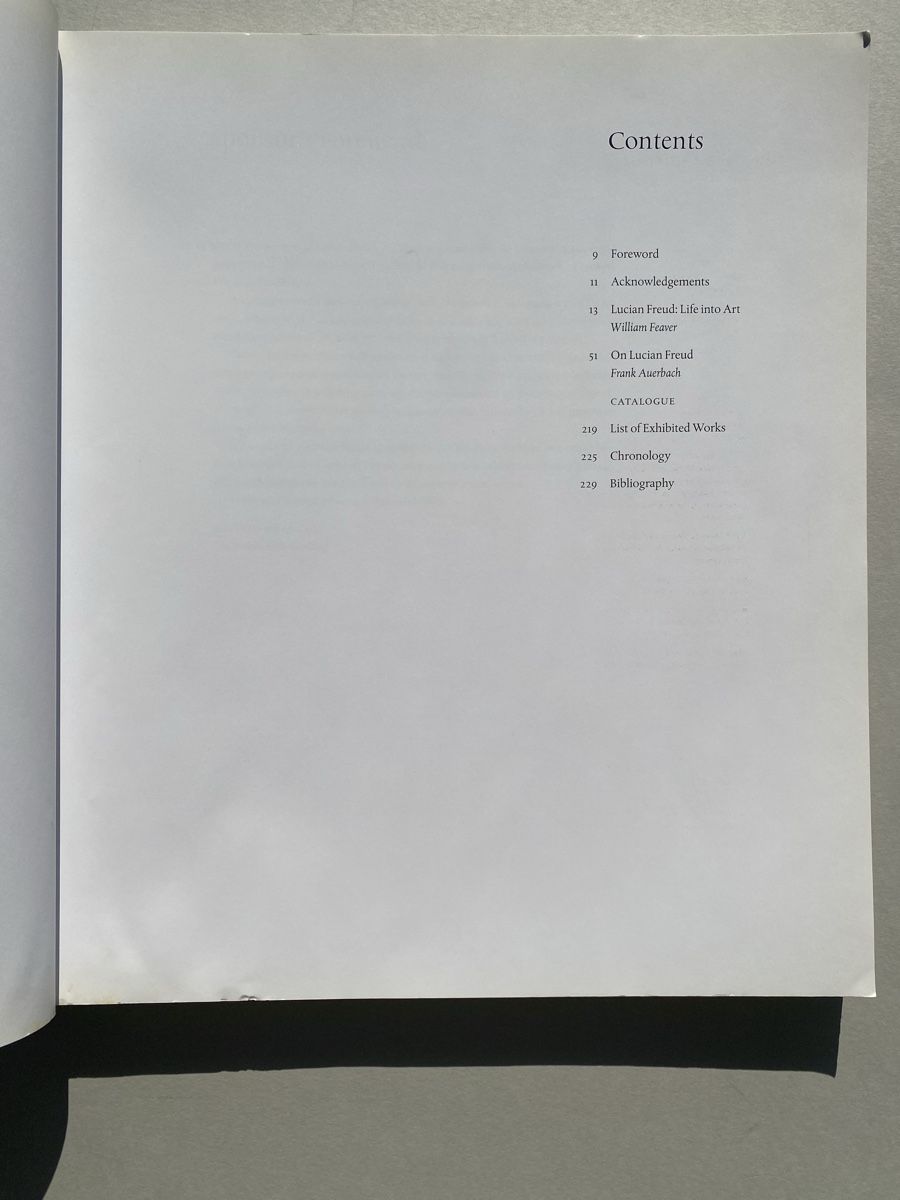 Libri: LUCIEN FREUD  Exhibition TATE 2002 – Usato da Zürich venduto da lesgarcons 2