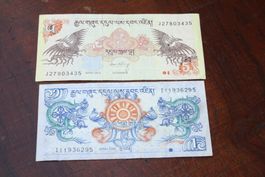 Bhoutan lot 2 billets