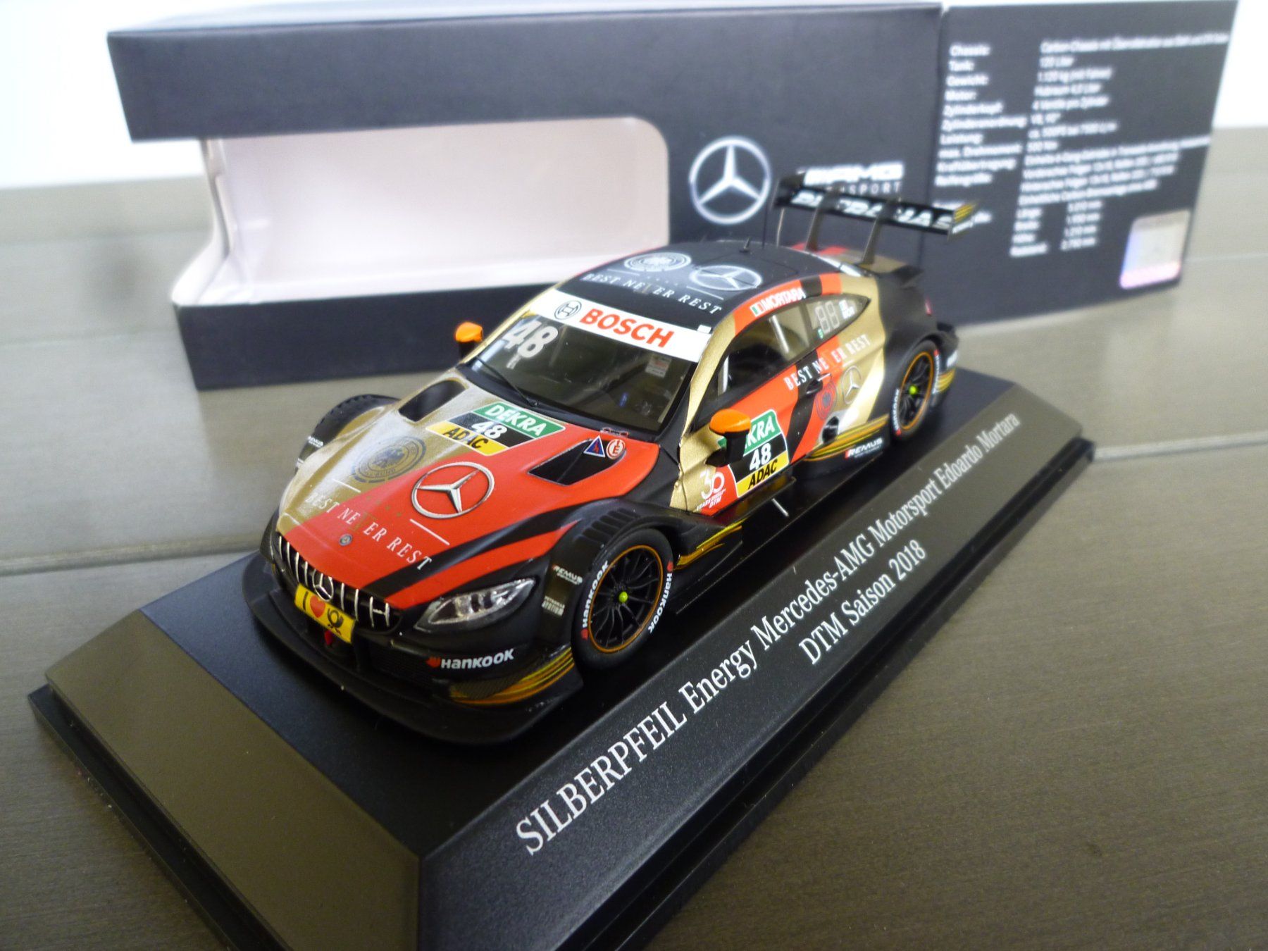 Mercedes-Benz Modellini d'auto: Mercedes AMG (DTM 2018) – Nuovo e nell'imballaggio originale da Flawil venduto da Imperiosud 1