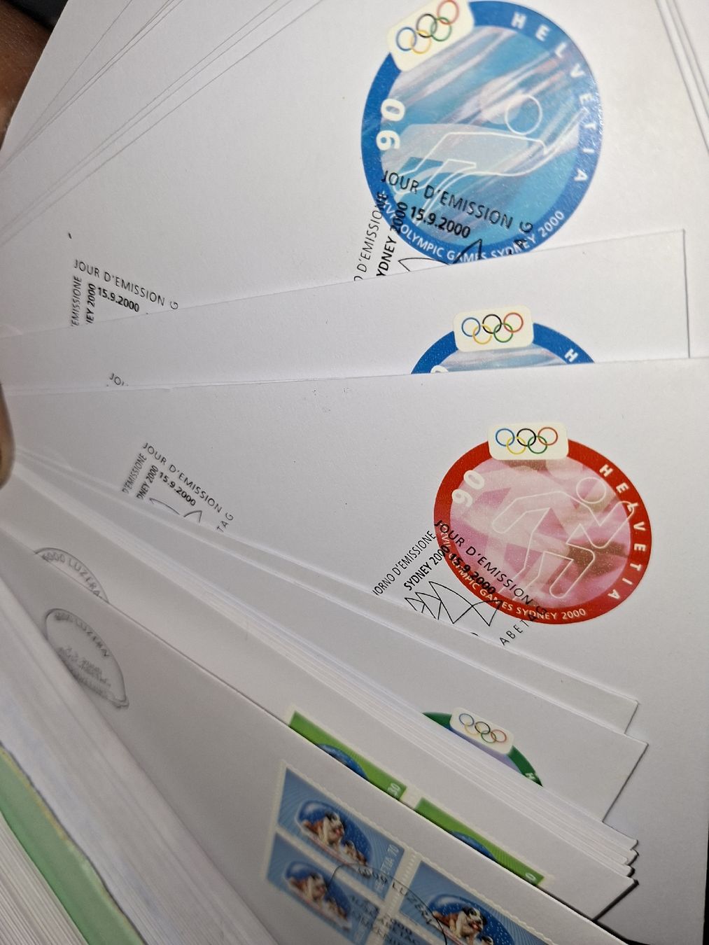 Tutti i francobolli: Diverse FDC / Dubletten Schweiz ca 800Stk – Usato da Balgach venduto da SIMEON27 5