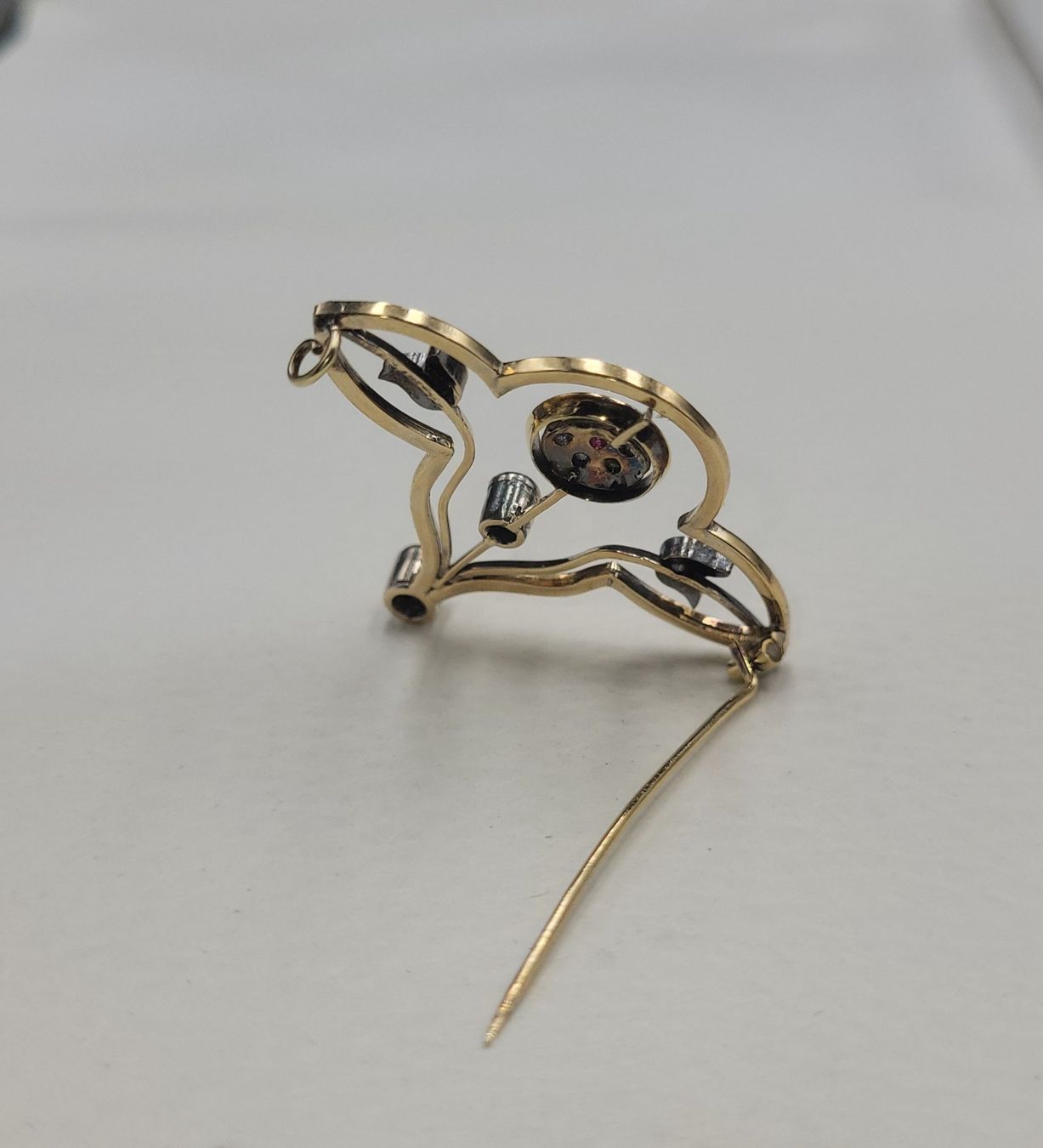 Broschen & Nadeln: Gold Brosche Mit Rubin und Steine – Gebraucht aus Wald ZH von Dasilver 6
