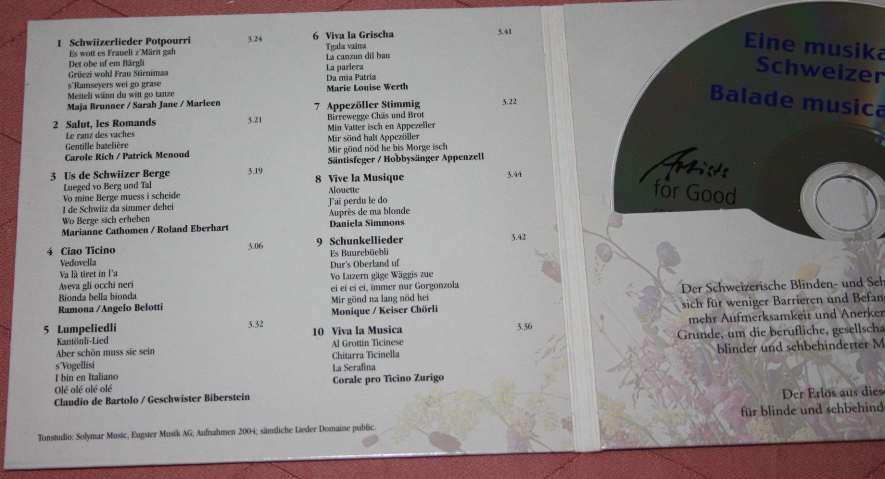 CD: CD  eine musikalische Schweizerreise (37) – Usato da Flüelen venduto da Rosegarden 1