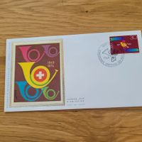 FDC mit Seidenbild 1974 Luzern