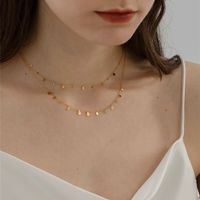 Halskette Gold Tropfen Anhänger neu
