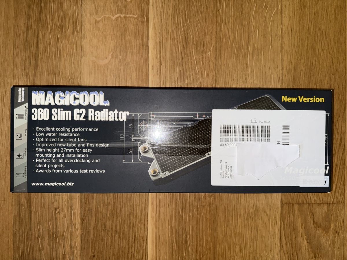 PCs: MagiCool Xflow Cooper Radiator 360 Slim – D'occasion à Horw par Moik 1