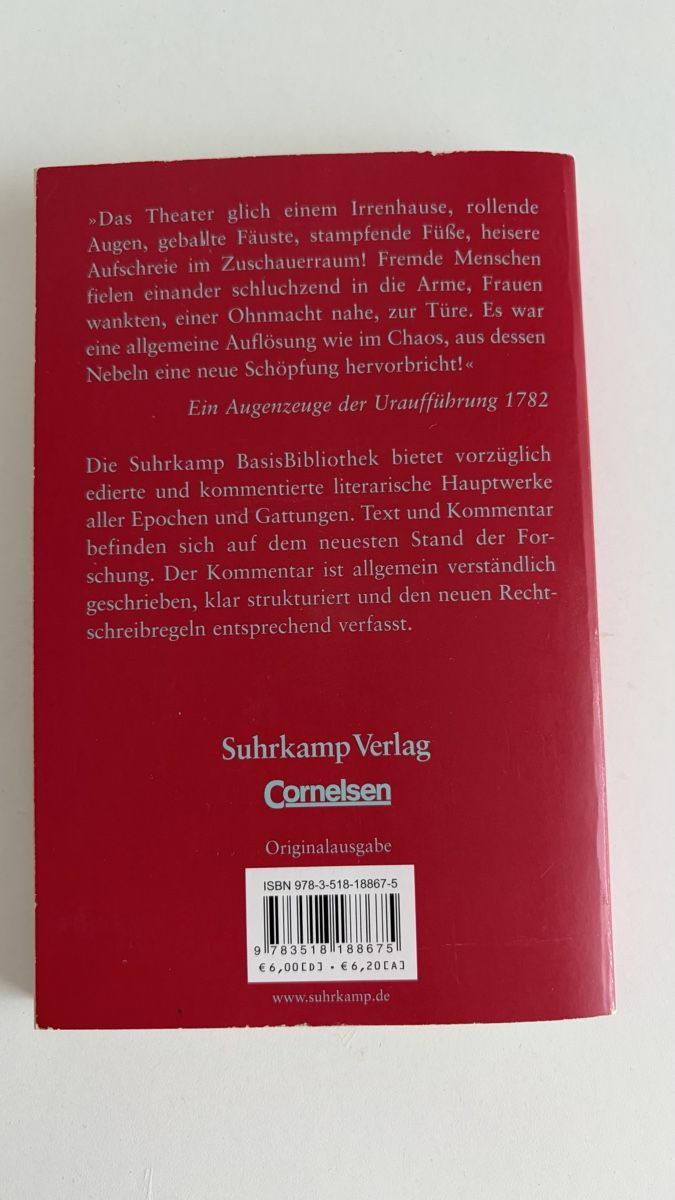 Libri: Friedrich Schiller - Die Räuber – Nuovo (secondo la descrizione) da Bern venduto da ece_nxk7 1