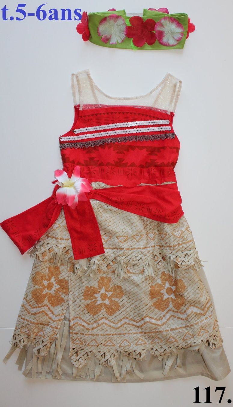 Kostüme: Costume Vaiana t. 5 - 6 ans – Gebraucht aus Peseux von CoolShoping