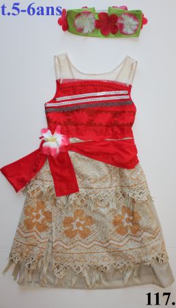 Costume Vaiana t. 5 - 6 ans