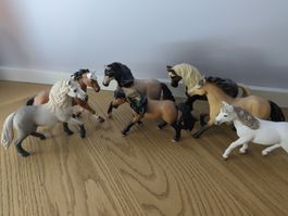 7 schleich horses, 2nd hand