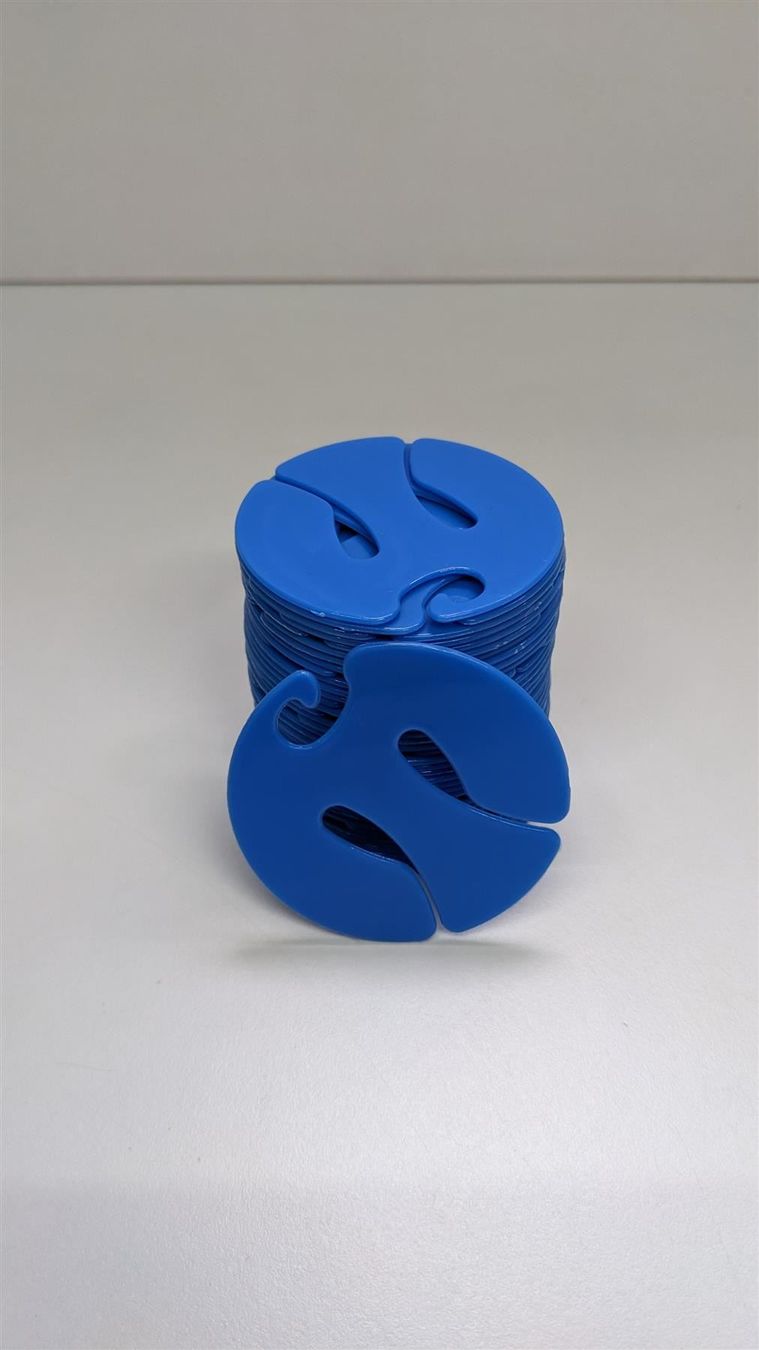 Eisenwaren: Sockenclips/Sockenklammern blau, 40 Stk – Gebraucht aus Menziken von mame18
