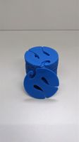 Sockenclips/Sockenklammern blau, 40 Stk