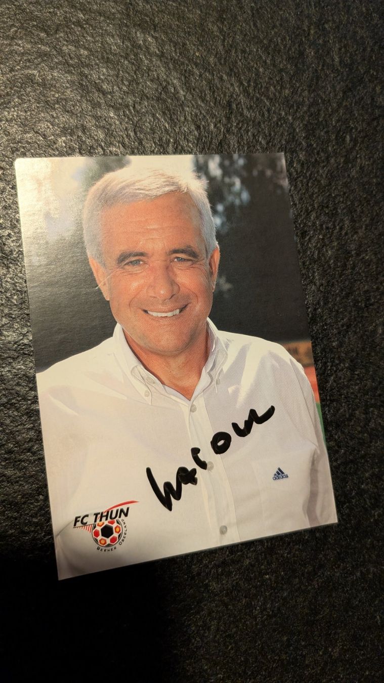 Autografi: FC Thun Autogrammkarten 29x Saison 02/03 – Usato da Rohrbach venduto da Zidane6 6