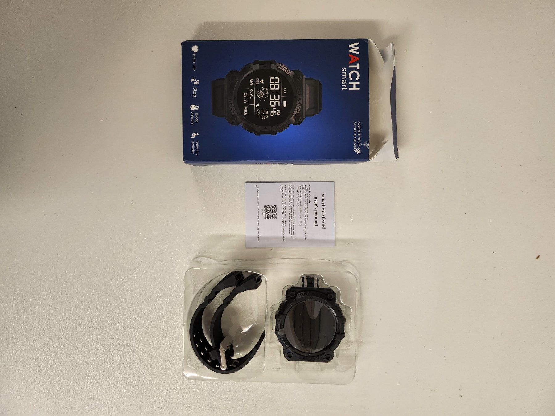 Smartwatch: Smart Sportwatch schwarz  NEU – Usato da Niederurnen venduto da Ghost.recon 1