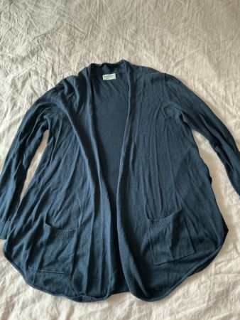 Strickjacke Repeat Grösse 40 dunkelblau guter Zustand