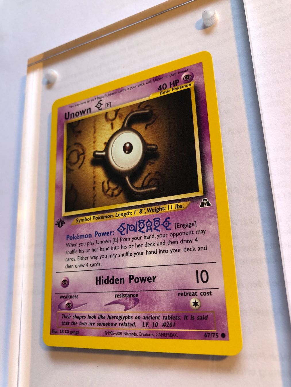 Carte collezionabili: Unown E 1st Neo Discovery - MINT - ab 1.- – Usato da Giubiasco venduto da dan_pr8b 2
