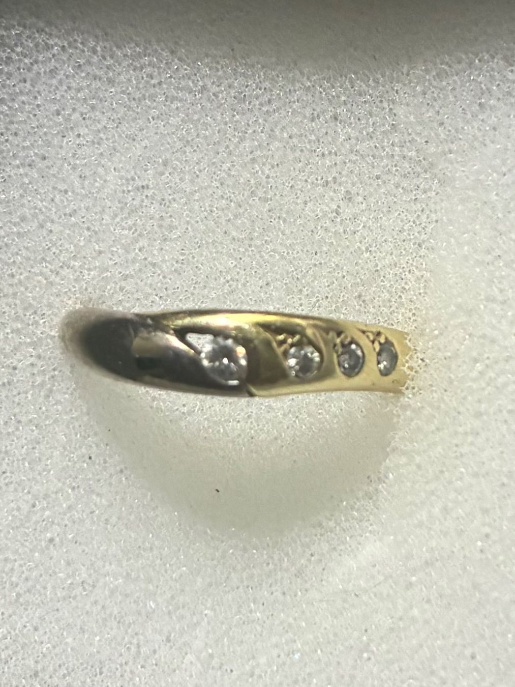 Anelli: Bague or diamants – Usato da Granges-Paccot venduto da keopskephrem 1