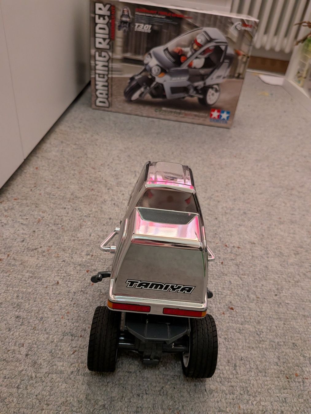 Tamiya Kit di modellismo & Modellini statici: Tamiya Dancing Rider T3-01 Chassis Triple Wheel – Usato da Wittenbach venduto da 03061984tabeakleber 7