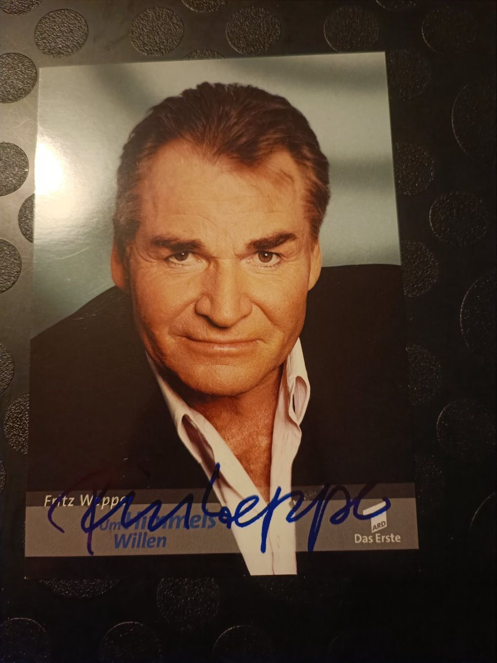 Autogramme: Fritz Wepper - handsigniert - † 2024 – Gebraucht aus Menziken von Artographs