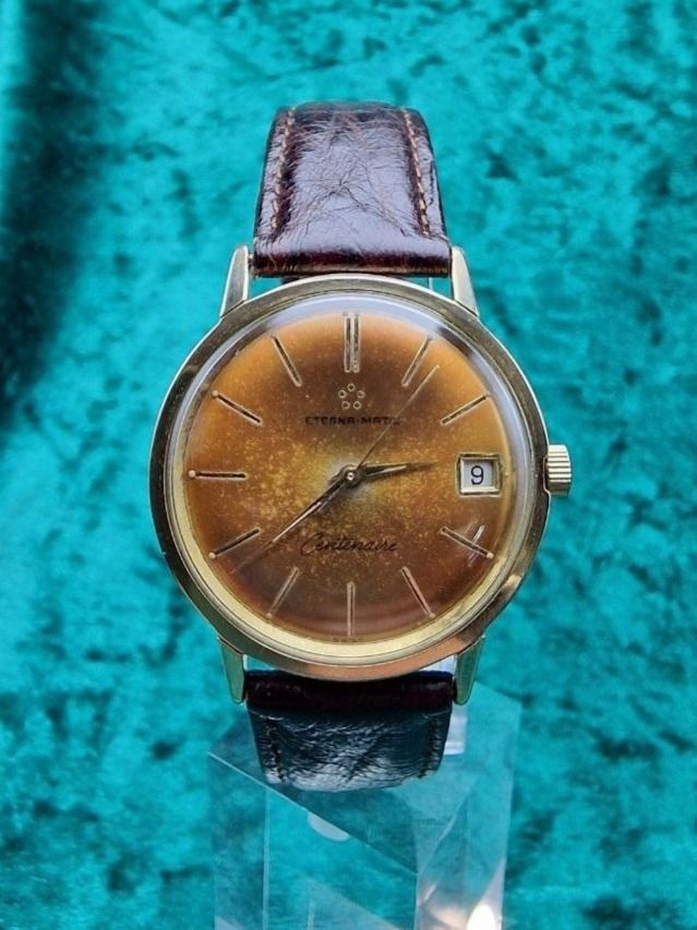 Eterna Uhren: ETERNA ETERNA-MATIC Centenaire Automatic, Herrenuhr 1960gern – Gebraucht aus Bassersdorf von antik_leo