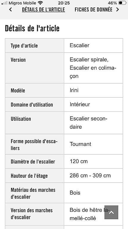 Scale: Escalier colimaçon  – Usato da Donneloye venduto da Chabloz.s 3