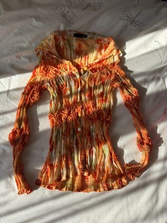 Vintage flower blouse