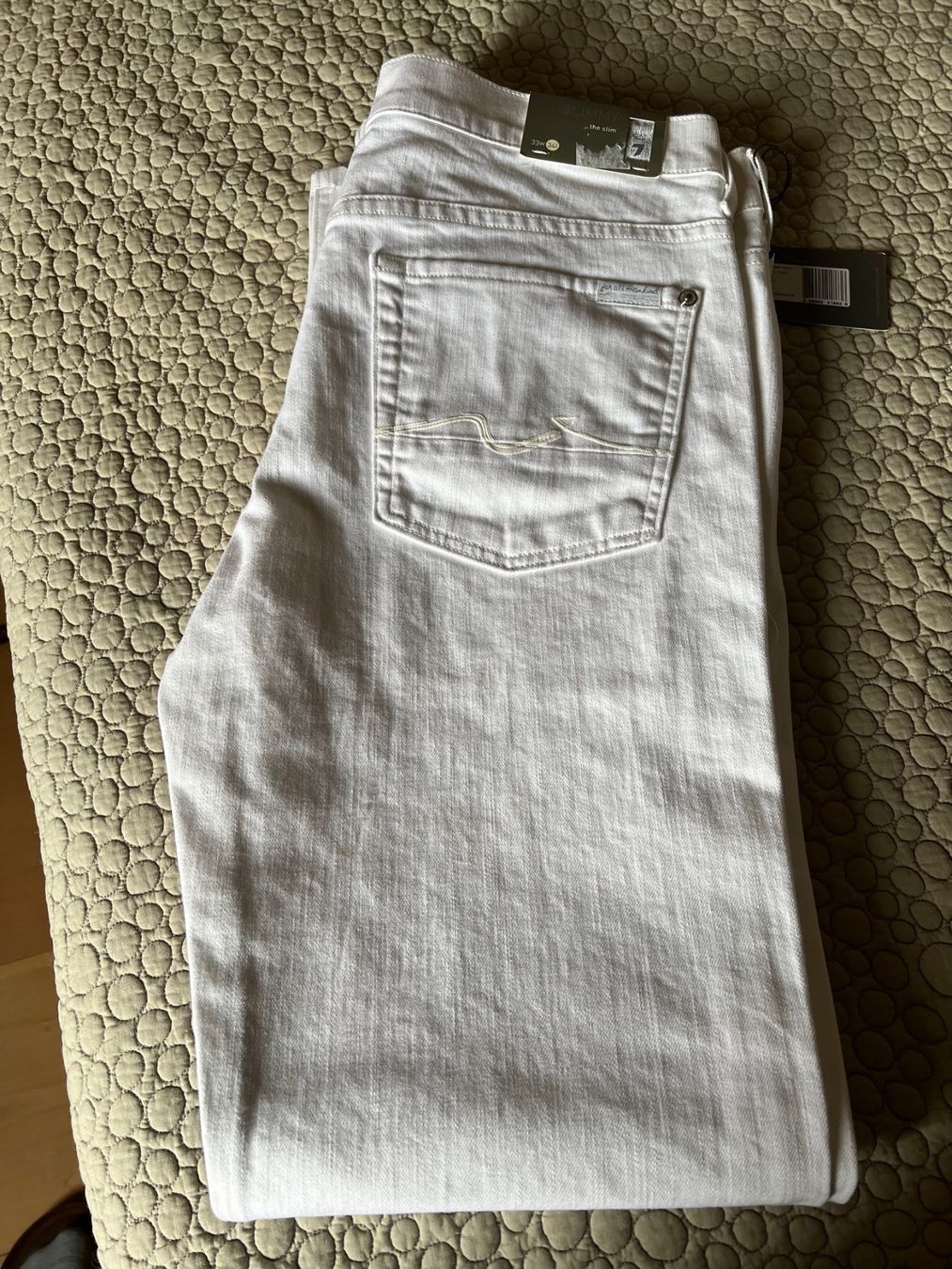Jeans: 7 for all mankind Jeans weiss  - Neu – Nuovo e nell'imballaggio originale da Mönchaltorf venduto da lubusc