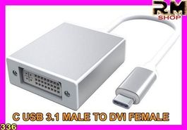 USB 3.1-Stecker auf DVI Buchse Adapter