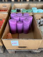 675 Posten Raureif Kerzen aus Liquidation