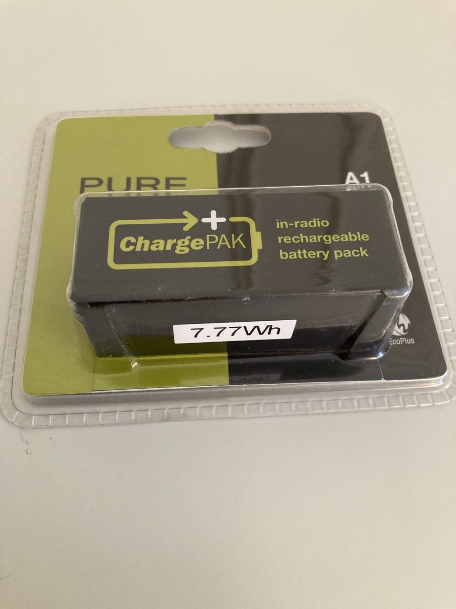 Batterie: PURE ChargePAK A1, NEU, Originalverpackt, Batteriepack – Nuovo e nell'imballaggio originale da Amden venduto da relsah62
