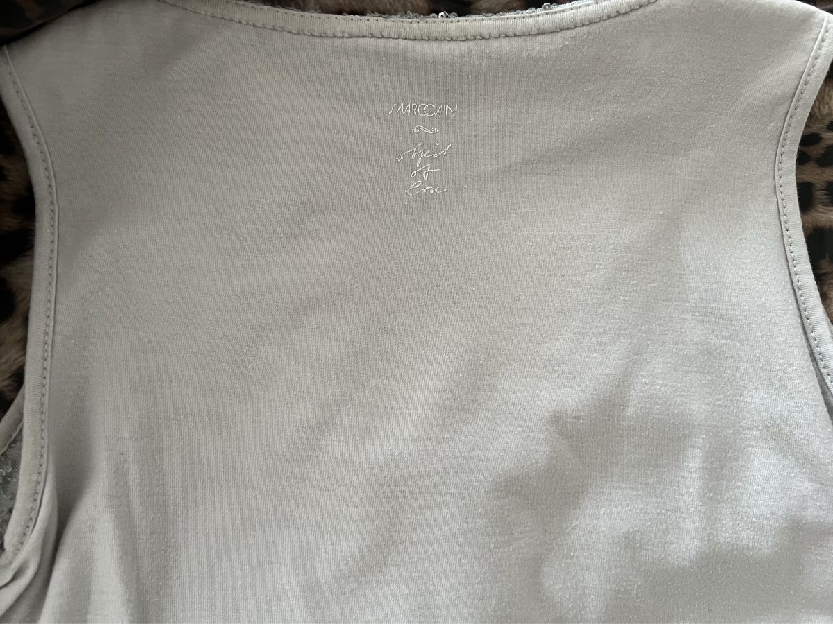 Marc Cain Tops: Marc Cain Pailletten Top, silber, 3/38 – Gebraucht aus Bergdietikon von pinkerton13 5