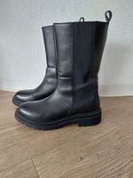 Top! Geox Boots 38-39 schwarz Leder Stiefeletten