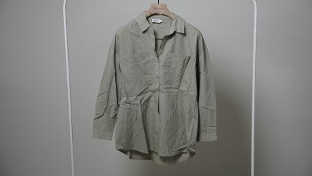 NAKD Josefin Ekström Bluse grün oliv Damen oversized