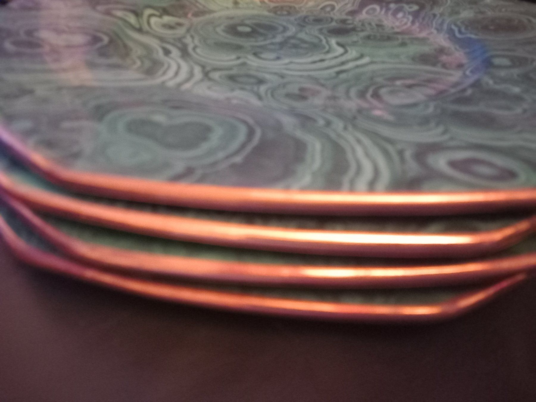 Dior Piatti: Assiettes Christian dior x 4 malachite – Usato da Le Grand-Saconnex venduto da Rgt87 5