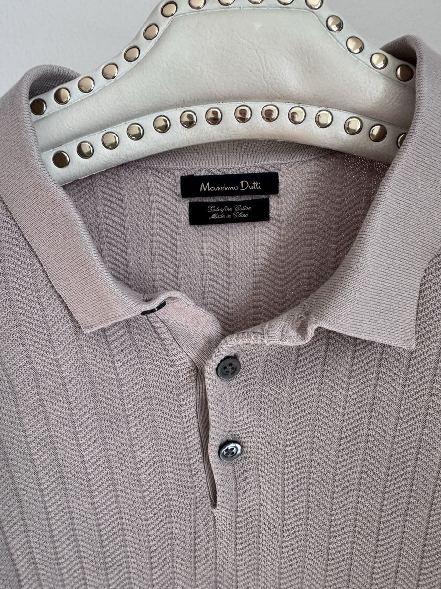Massimo Dutti Magliette Polo: Massimo Dutti Polo Shirt beige – Usato da Zürich venduto da cam_kcc7 2