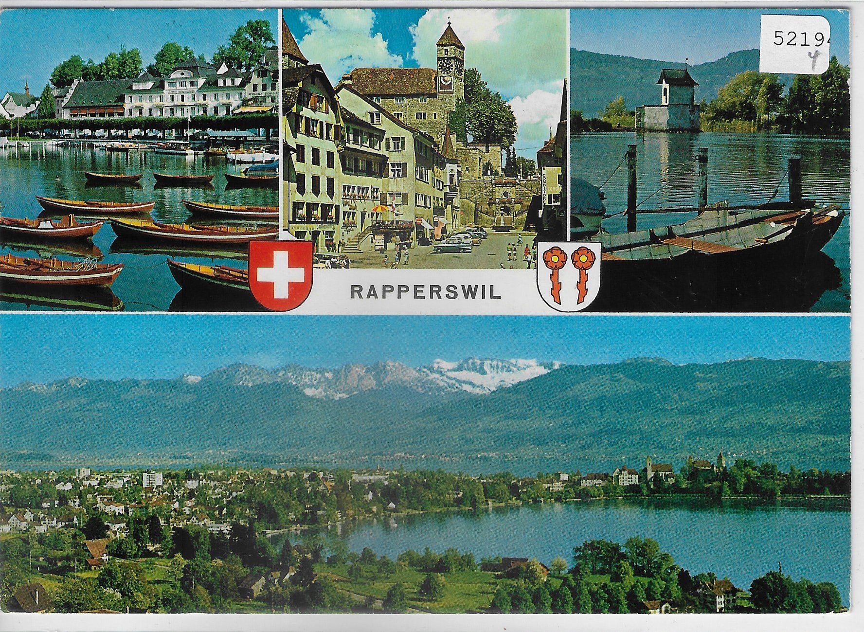 Cartes postales: Rapperswil - Multiview – D'occasion à Ettingen par Kartenplanet