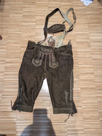 Lederhose Marjo braun Grösse 54 guter Zustand