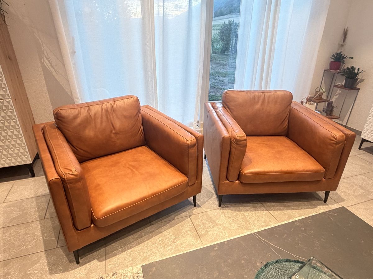 Conforama Sofas: Leder Sofa inklusive 2 Sessel – Neu (gemäss Beschreibung) aus Lengnau BE von luc_x7fp 2