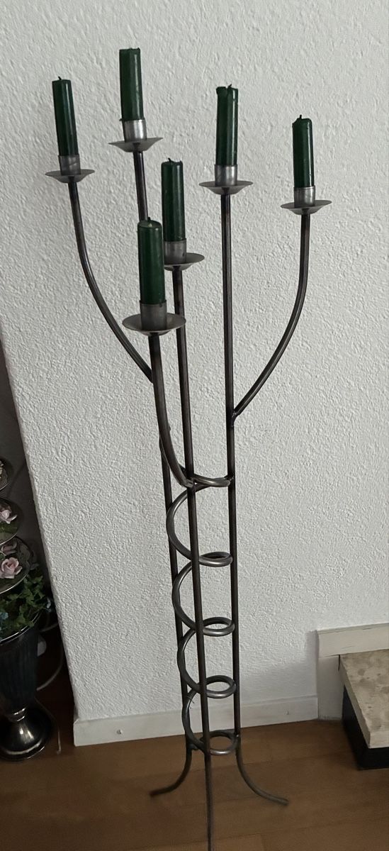 Kerzenständer: Kerzenständer Metall 6-Armig  – Gebraucht aus Bolligen von Vroni23