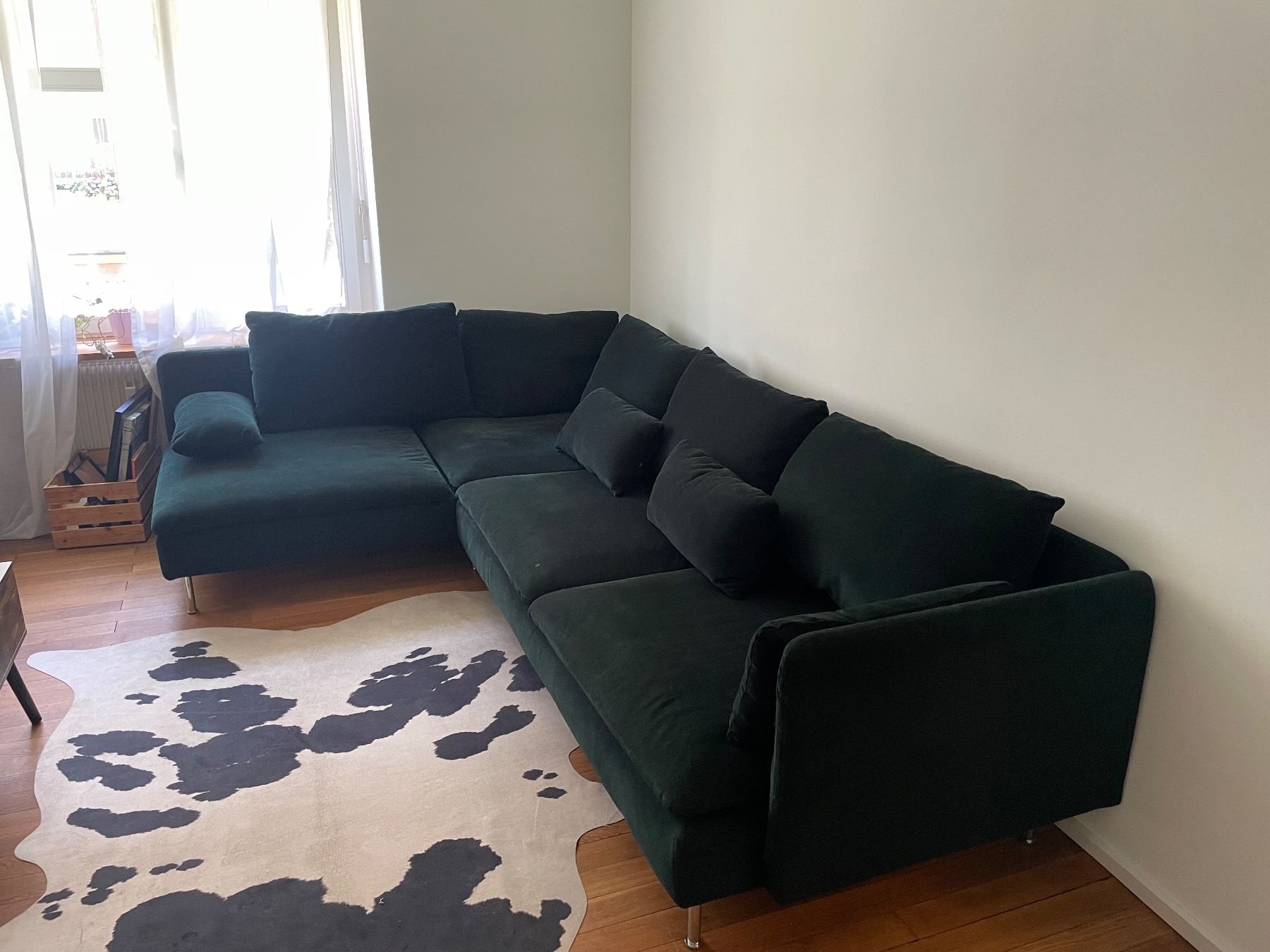 Divani: SÖDERNHAM 4-er Ecksofa Dunkelgrün – Usato da Basel venduto da ana_lk2p 3