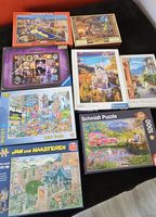 Verschiedene Puzzles: Ravensburger, Schmidt, Jan van H.